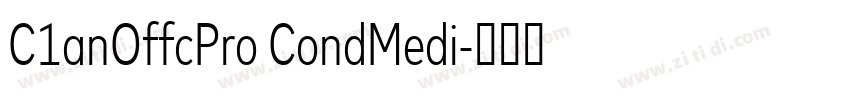 C1anOffcPro CondMedi字体转换 C1anOffcPro CondMedi字体转换